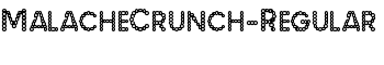 MalacheCrunch-Regular font