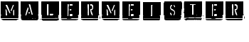 Malermeister font