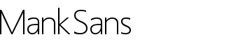 MankSans font