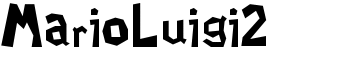 MarioLuigi2 font