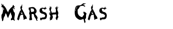 download Marsh Gas font