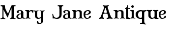 Mary Jane Antique font