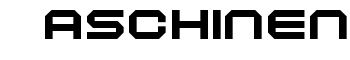 Maschinen font