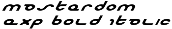 download Masterdom Exp Bold Italic font