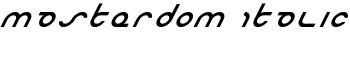 download Masterdom Italic font