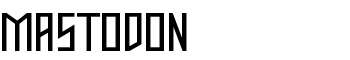 download Mastodon font