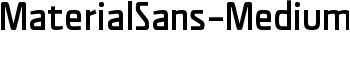 MaterialSans-Medium font