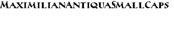 download MaximilianAntiquaSmallCaps font