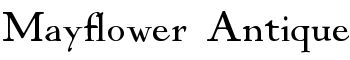 Mayflower Antique font