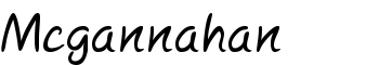 download Mcgannahan font