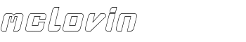 mclovin font