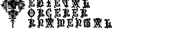 Medieval Sorcerer Ornamental font