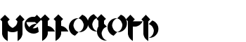 mellogoth font