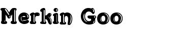 download Merkin Goo font