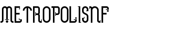 MetropolisNF font