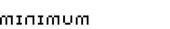 Minimum font