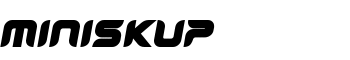 miniskup font