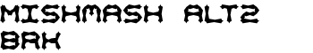 download Mishmash ALT2 BRK font