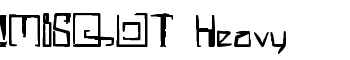 !MISQOT Heavy font