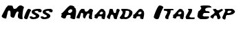 download Miss Amanda ItalExp font