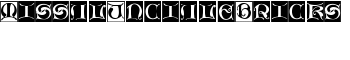 download MissalUncialeBricks font