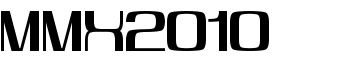 MMX2010 font