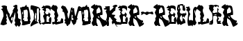 ModelWorker-Regular font
