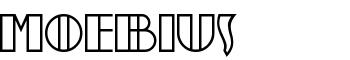 moebius font