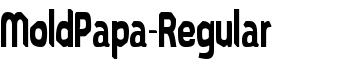MoldPapa-Regular font