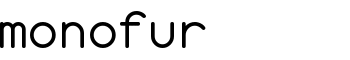 monofur font