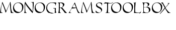 MonogramsToolbox font