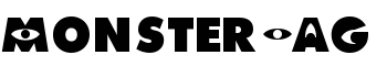 Monster-AG font