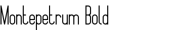 download Montepetrum Bold font