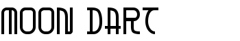 Moon Dart font