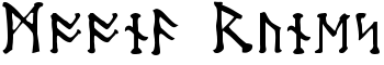 Moon-Runes font