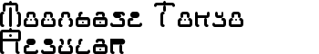 Moonbase Tokyo Regular font
