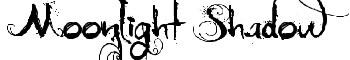 Moonlight Shadow font