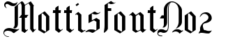 MottisfontNo2 font