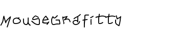 MouseGrafitty font