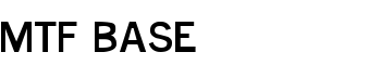 MTF Base font