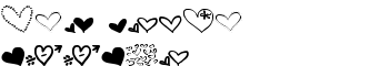 MTF Heart Doodle font