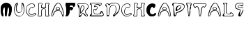 MuchaFrenchCapitals font