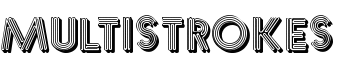 Multistrokes font