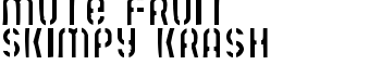 download Mute Fruit Skimpy Krash font