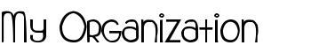 download My Organization font