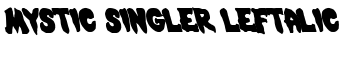 download Mystic Singler Leftalic font
