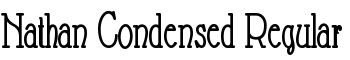 download Nathan Condensed Regular font