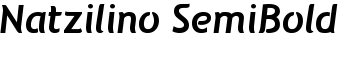 Natzilino SemiBold font