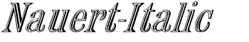 download Nauert-Italic font