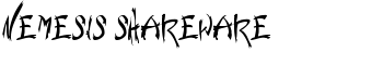 download Nemesis Shareware font